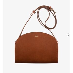 A.P.C. Demi-Lune Bag in Hazelnut